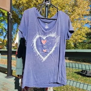 XL blue graphic t-shirt